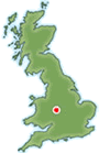 We are located near Birmingham in the West Midlands, UK
